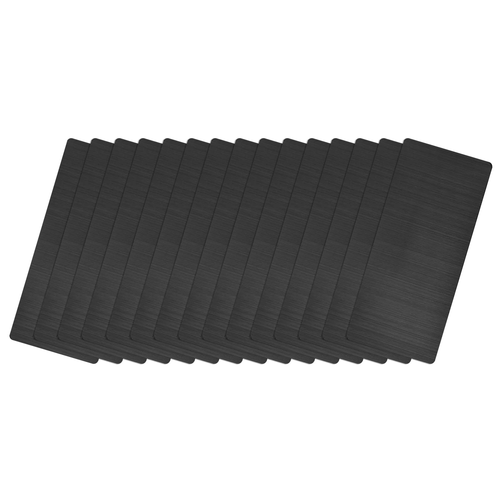 Tarjeta de metal en blanco para grabado láser y placas de identificación de acero inoxidable 7