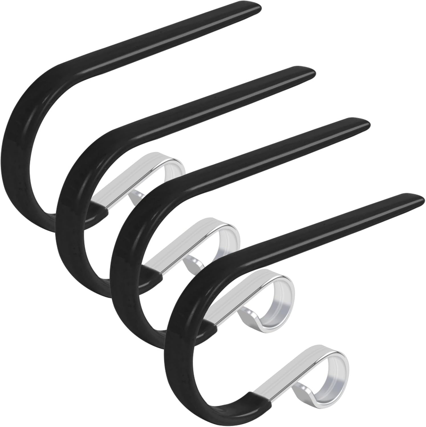 DINGEE Vinyl Coated Stocking Hooks,Non Slip Christmas