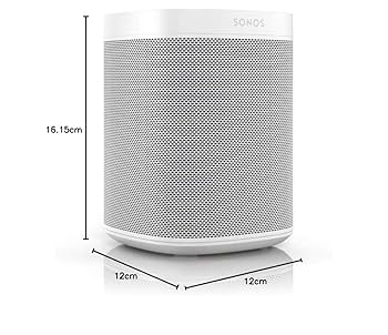 Sonos One Gen 2 Wireless Bookshelf Speaker with Voice
