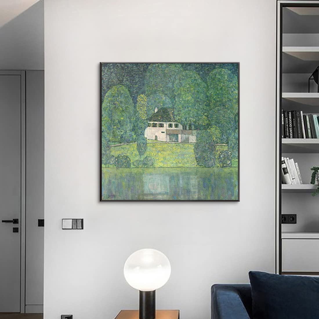 アートパネル インテリア 絵画 Amazon.co.jp: アートパネル グスタフ・クリムト ポスター田園