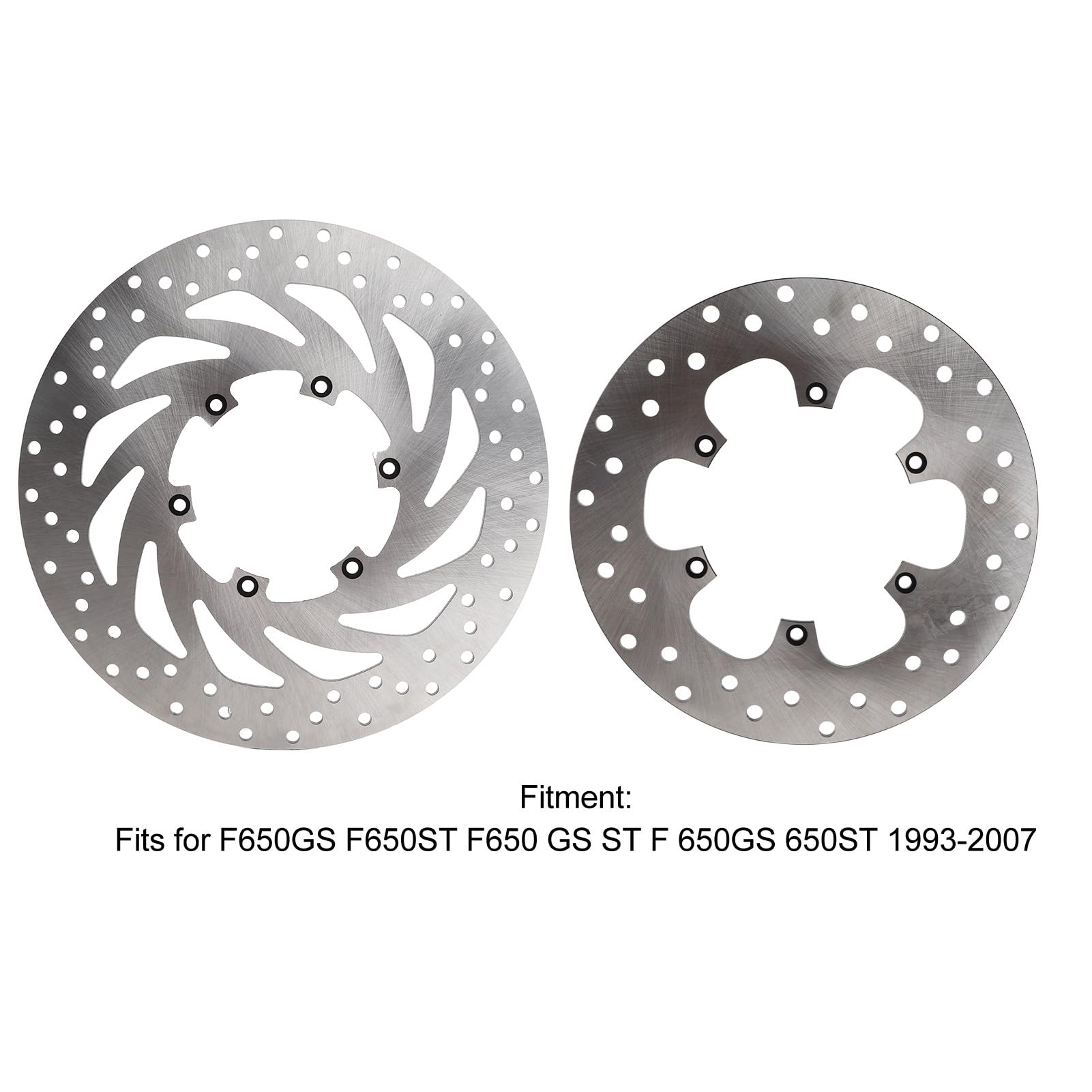 VOBOR Disco Freno per Bici da Bici, Moto Roto di Freno Freno Posteriore da 300 Mm Disco Anteriore da 240 Mm per F650GS F650ST F650 GS ST F 650GS 650ST