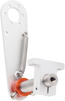 Aluminum Alloy Encoder Bracket, Anti-Skid Adjustable Encoder Spring Bracket Holder Mounting Stand Bracket Accessories for 38mm OD 6mm Shaft Encoders