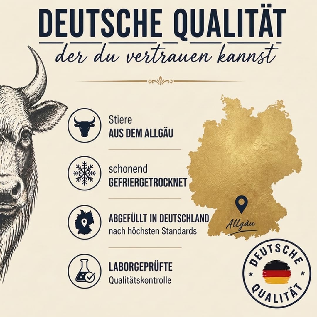 Stierhoden Kapseln – 240 Kapseln aus 100% Beef Testicles vom Weiderind aus dem Allgäu | Natürliches Male Performance Supplement I Männersache | Tierisches Organ-Supplement | AUR Naturals