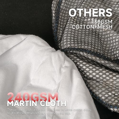 YESWELDER Tampa de solda reversível preta, 7 1/4, durável, tampa protetora para soldadores