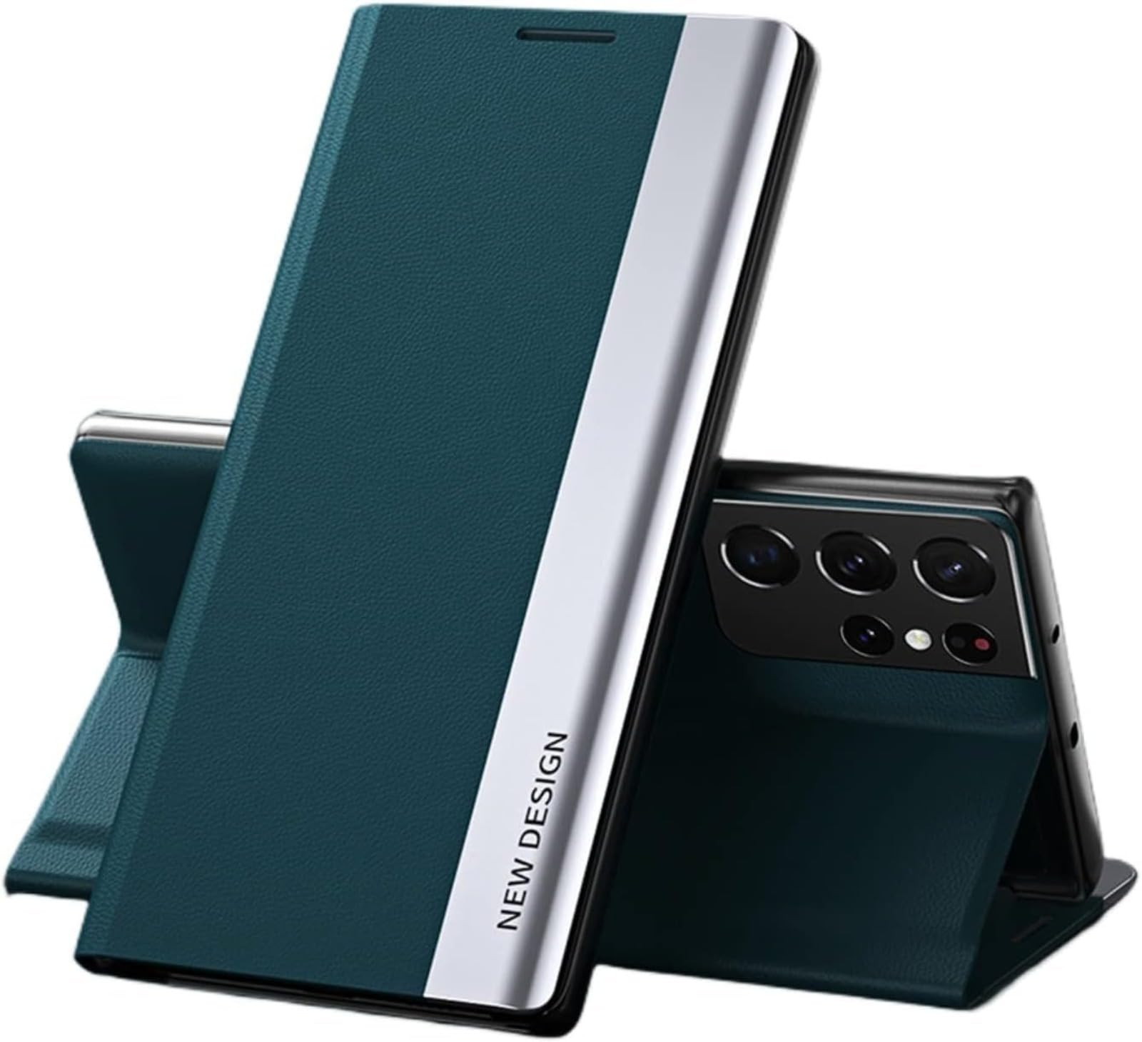 Étui cuir durable Samsung Galaxy S23 Plus coque rabat antichoc - 8
