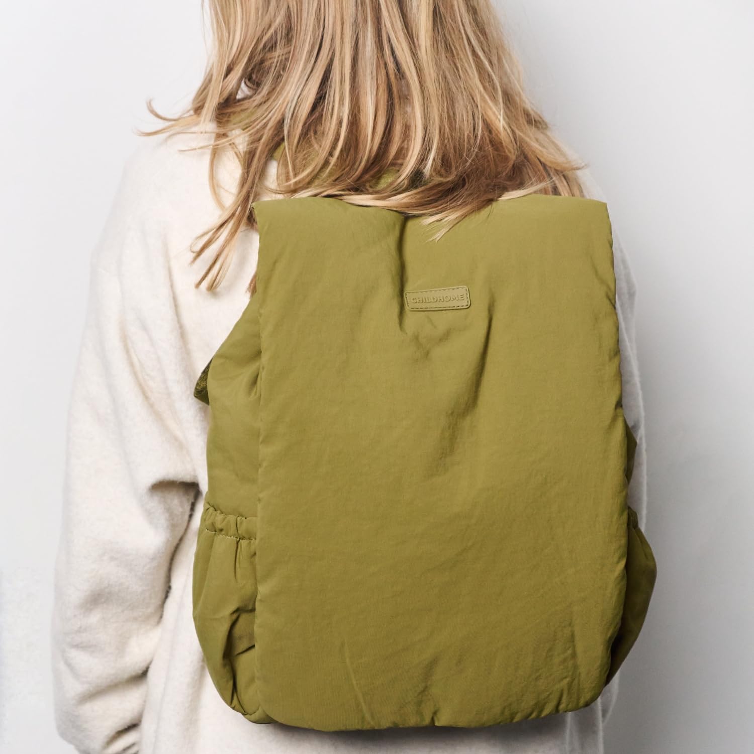 CHILDHOME, Zaino Fasciatoio Mellow, Materassino Fasciatoio Integrato, Scomparti Organizzati, Tasca Termica, Tasca Salviettine, Ganci Per Passeggino, Cachi