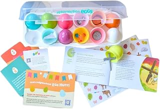 FAMILYLIFE Resurrection Eggs 30th Anniversary Edition – 12 Piece Easter Eggs Set with Booklet & Religious Figurines – Tells The Story of Easter – Eggs for Easter Egg Hunt