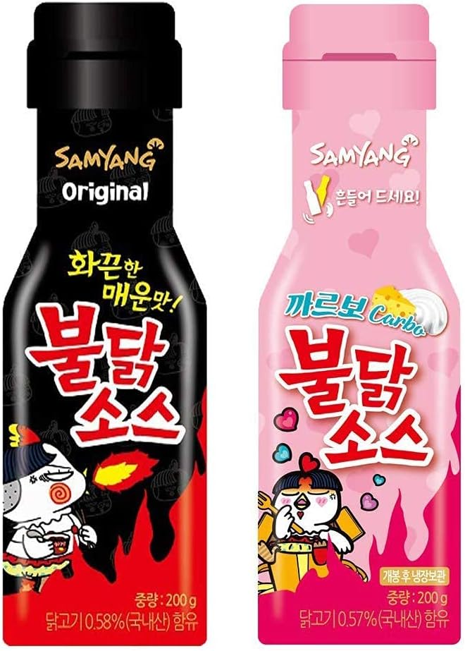 [Samyang] Carbo Bulldark Spicy Chicken Roasted Sauce + Bulldark Spicy Chicken Roasted Sauce 2 sets / Fire Noodle Challenge (overseas direct shipment)