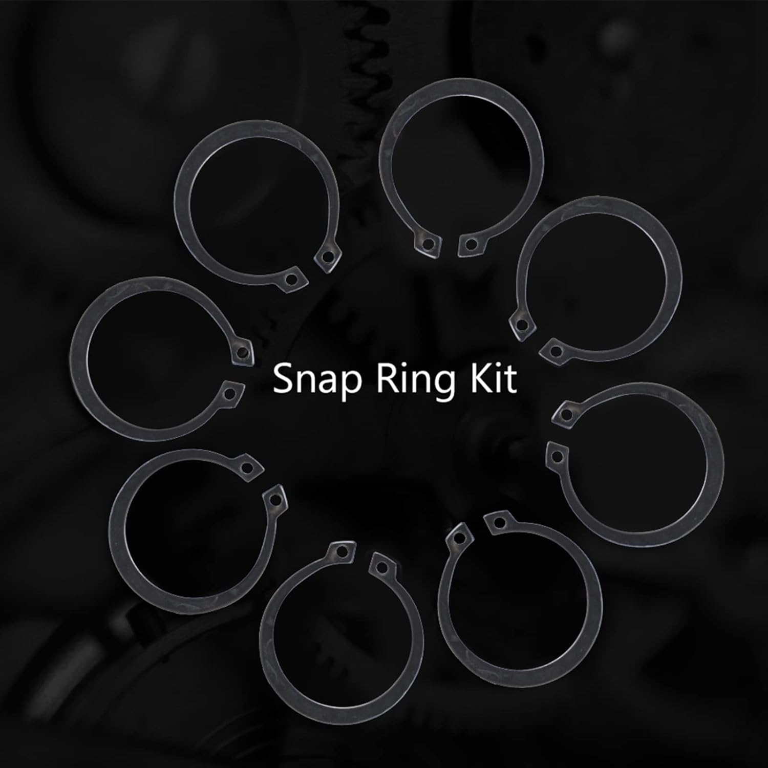 300Pcs External Retaining Rings Set, 2 To 32Mm E Clip Snap Circlip Kit, Bearings Gears Pulleys Retention External Retaining Rings Assortment Set With Storage Box