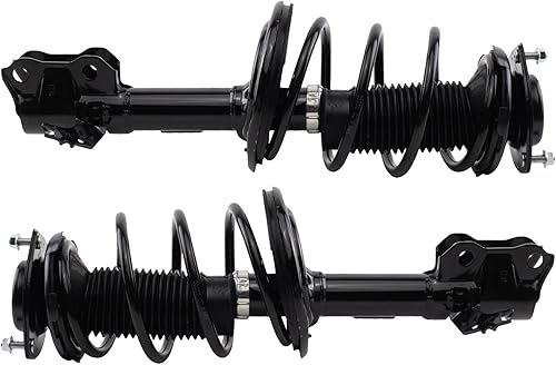 Miniatura 42 de TRQ - Conjunto de puntal delantero y resorte helicoidal (lados del conductor y del pasajero), para auto