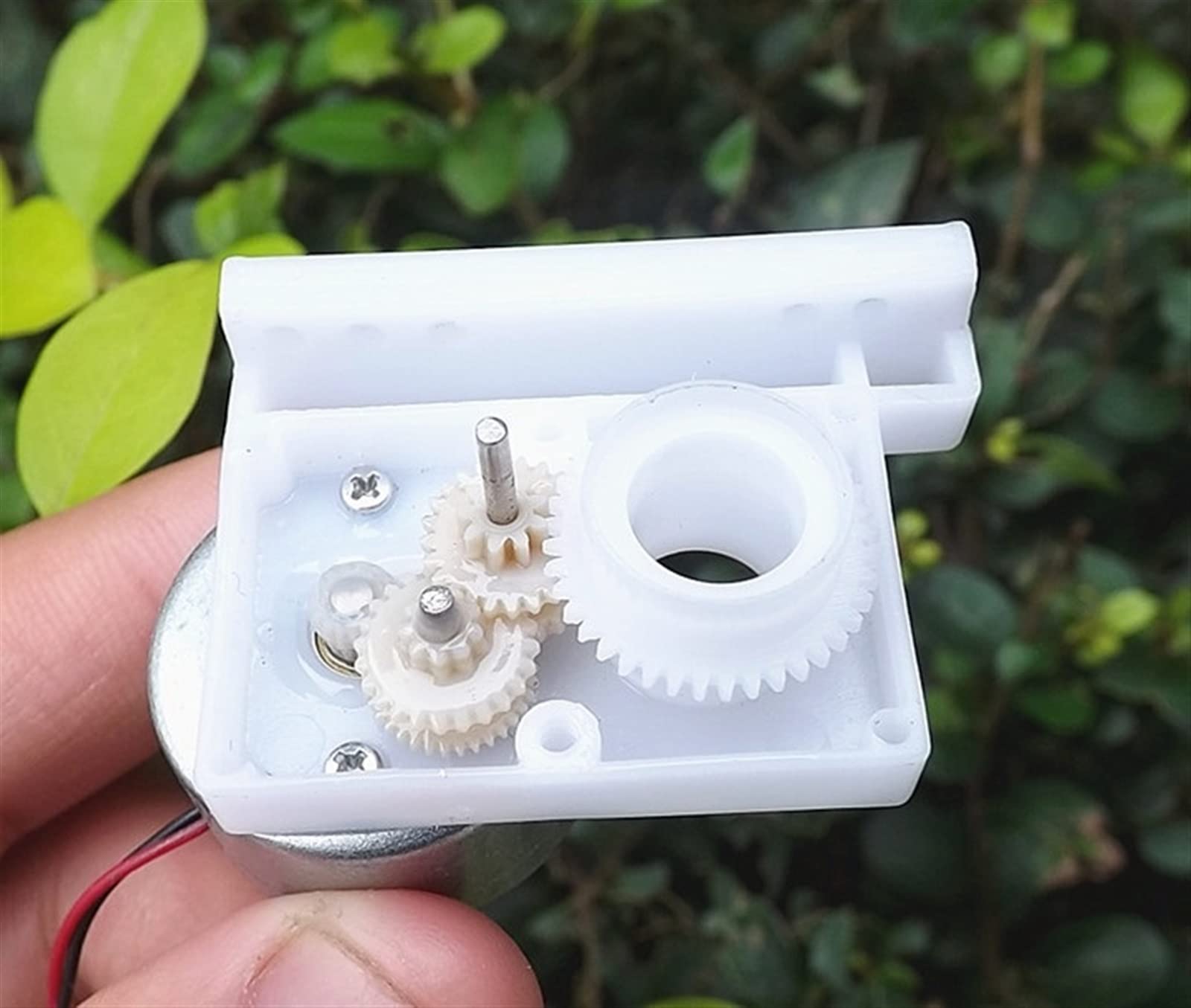 Moteur de réduction 300 Motoréducteur muet à engrenages en, DC 5V 11RPM Moteur à arbre de sortie à trou traversant extrêmement