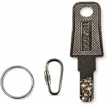 TSA006 Replacement Key for Luggage Locks, Compatible with Rimowa Suitcase, Master Key for Travel & Customs Silver,1PCS