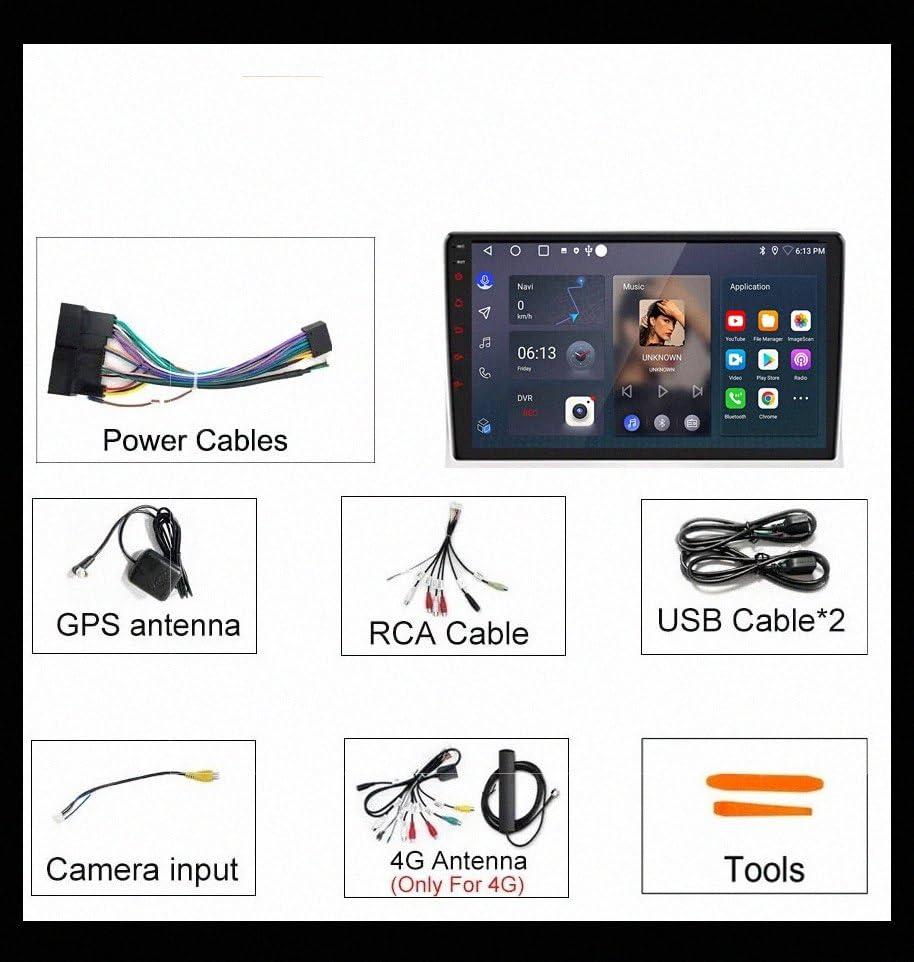 Autoradio Suzuki Hustler 2014-2019 con WiFi y Bluetooth para manos libres 7