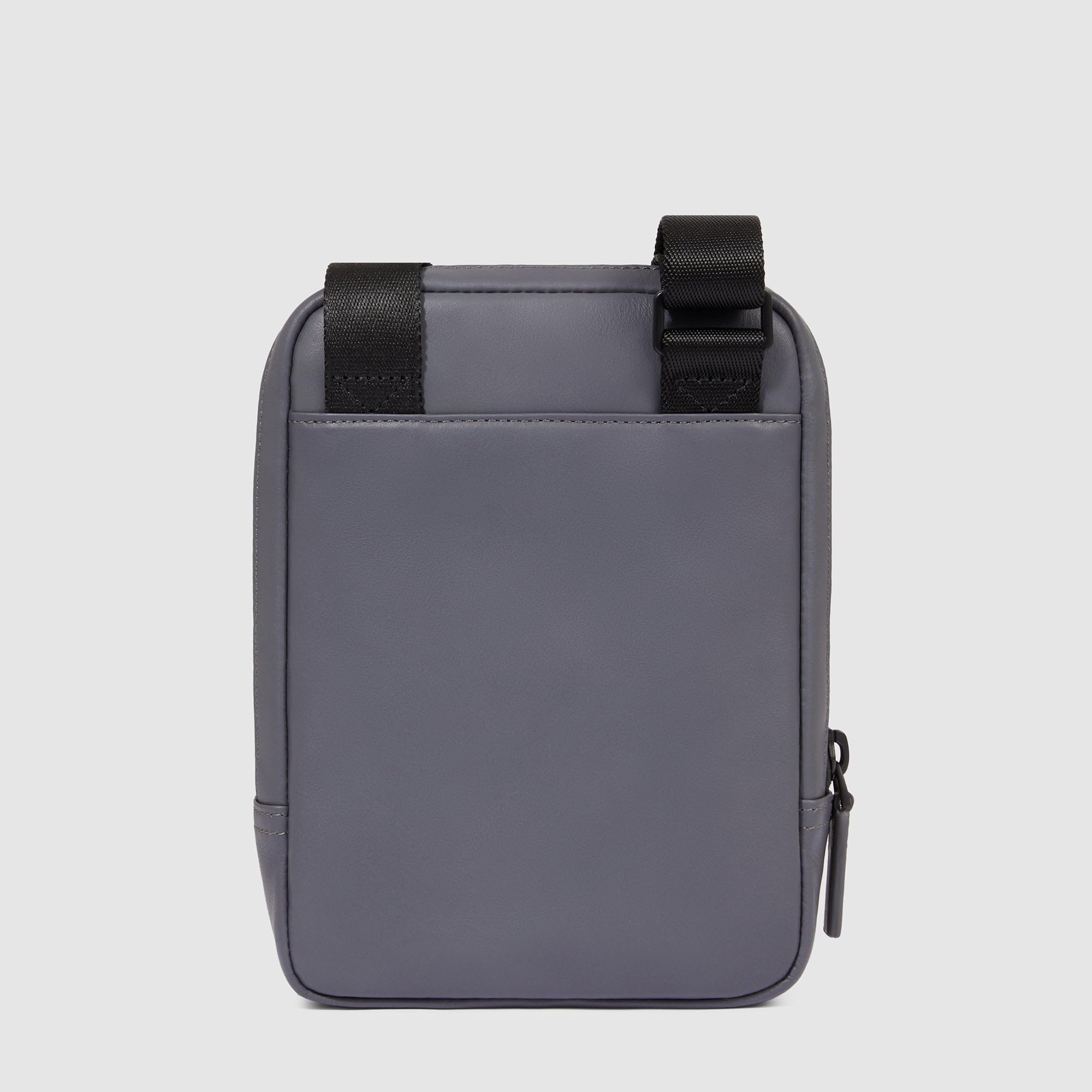 PIQUADRO Borsa in Pelle Porta iPad Mini con Passante per Auricolari, Linea Urban, Grigio CA3084UB00/GR
