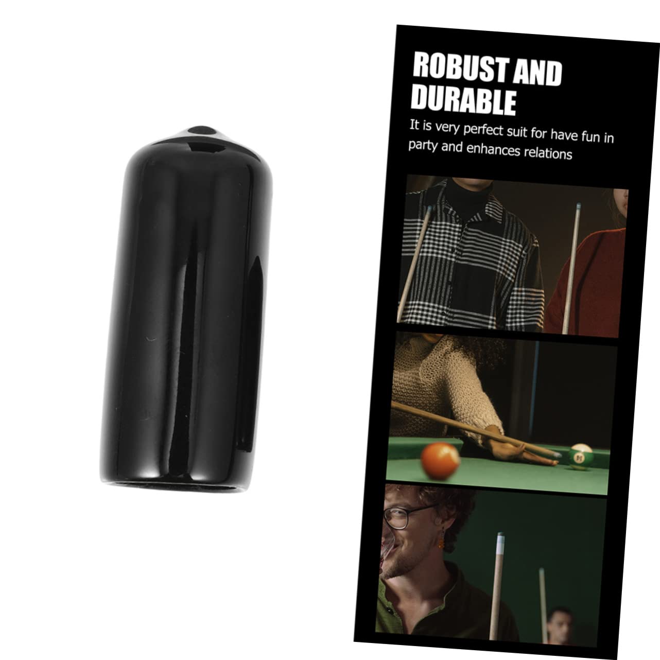 Gogogmee Pool Cue Stick Tips Kit 20pcs Pool Grip to Hold Cue Stick Cue Head Cover Tips Slip-