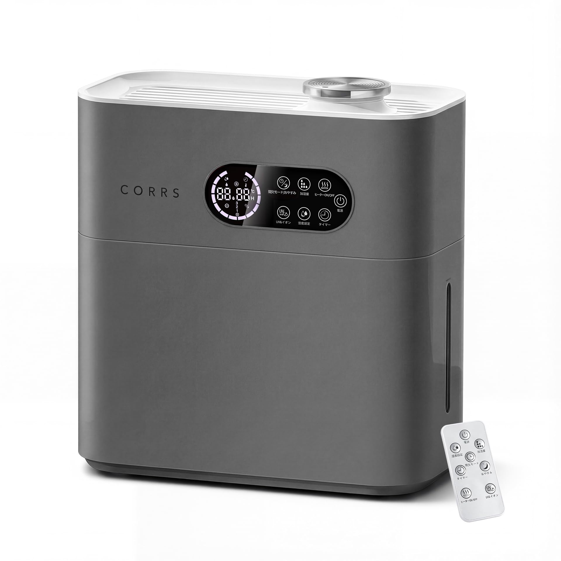 Amazon.co.jp: 加湿器 大容量 6.5L 【2025冬新登場・除菌ライト・湿度