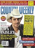 Country Weekly Magazine, July 6 2009 (Vol 16, No 21) Brad 'Papa' Paisley Interview, George Strait, Trisha Yearwood, 6 Questions with Collin Raye, Kate & Kacey Coppola (ISSN: 1074-3235)