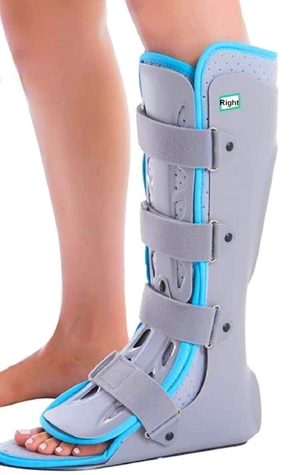 Walker Boot Air Cast Select Padded Walker Brace For Walking Rehabilitation Standard Universal Size - Right