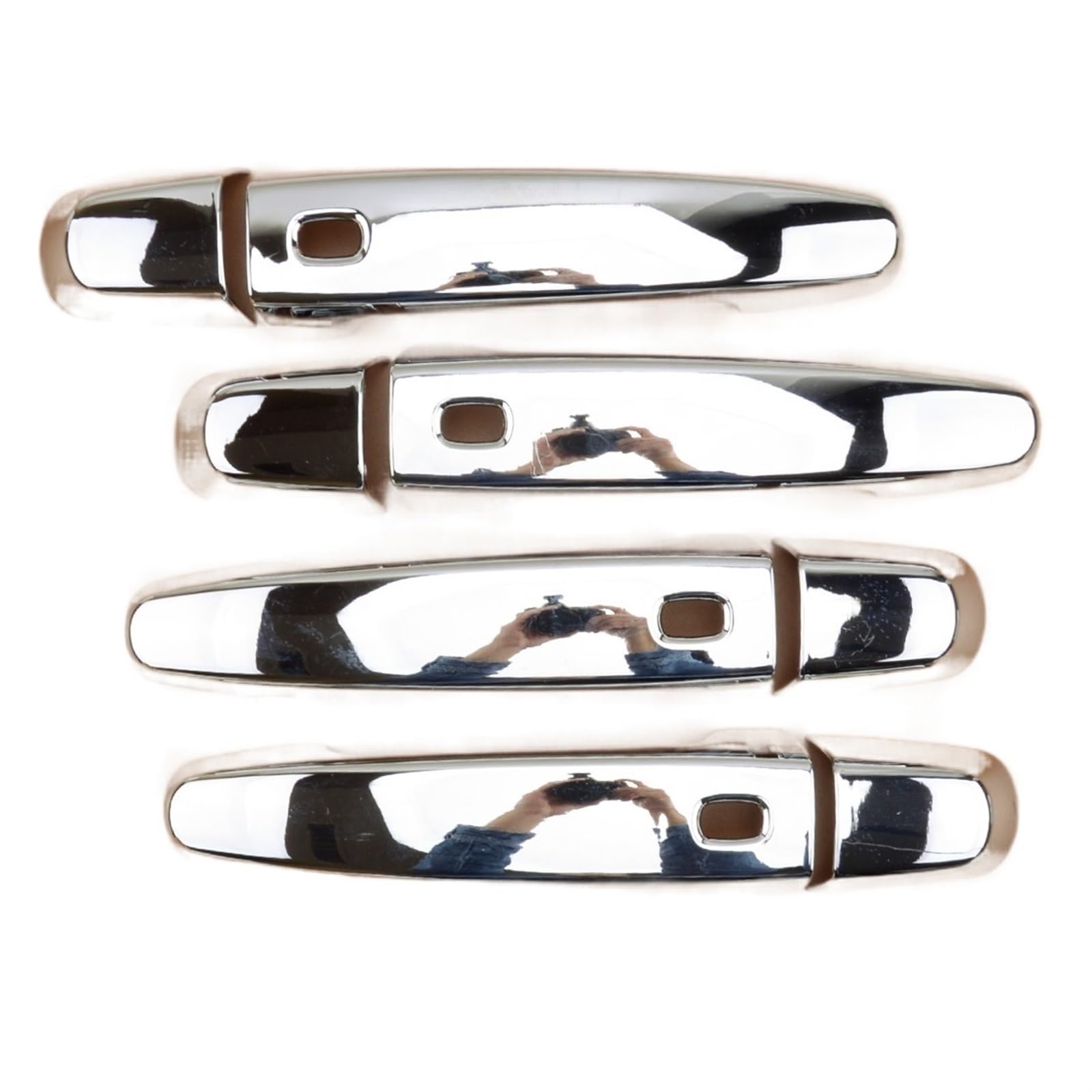 outer door handle For Chevrolet for Traverse for Impala for Equinox for GMC for Terrain 2018-2020 1 Set Car Door Handle Cover Trim Cap Decor for Fit Chrome Silver ABS car door assist handle