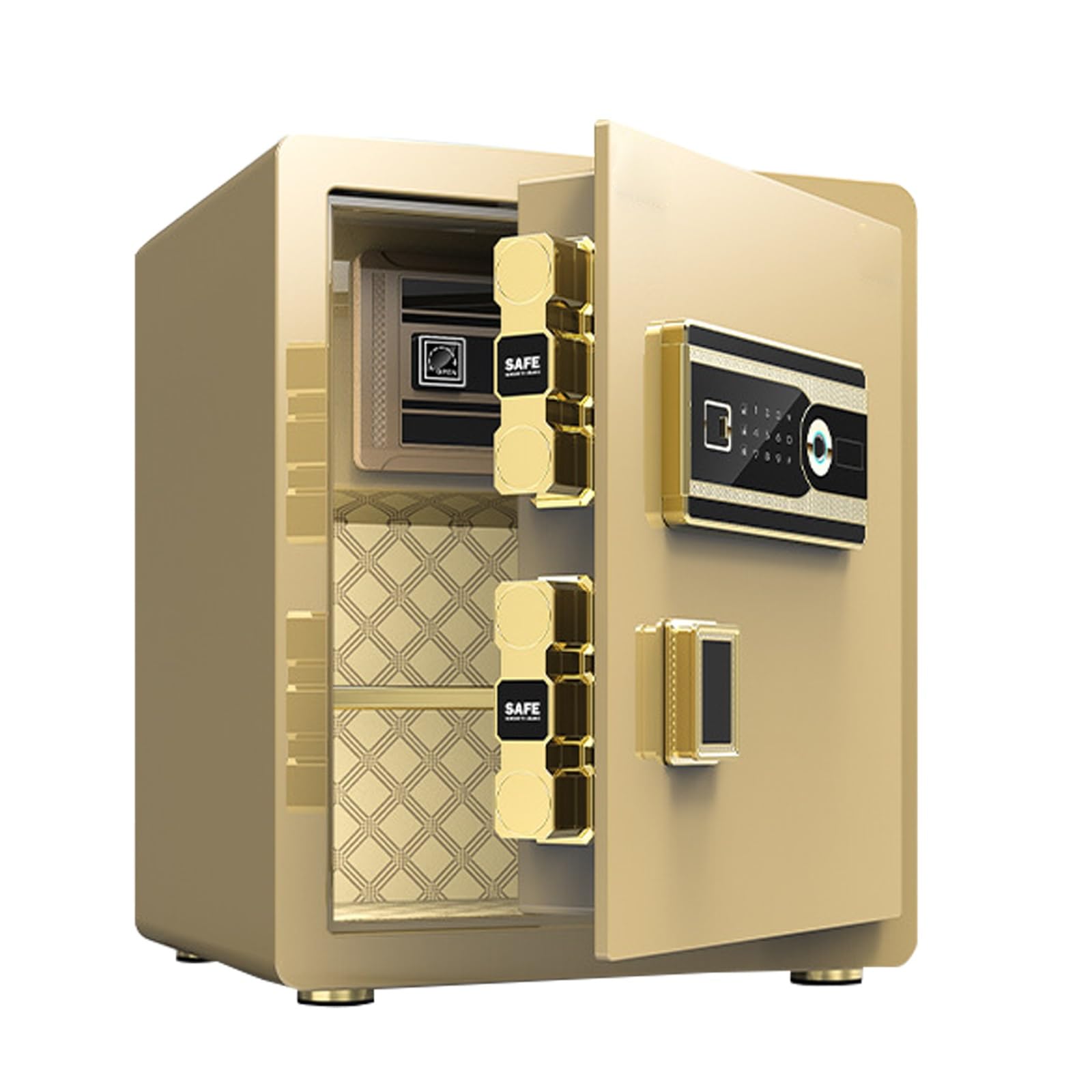 IEOWY Biometric Safe - Fireproof Digital Security Box for Home, Office, Documents, Jewelry, Money, Guns, and Ammunition