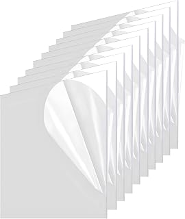 Plexiglass Sheets for Replacement Picture Frame Glass - 1/16 Inch Thick for Photo Frames & Acrylic Display Case – Clear Acrylic Sheet .060 Thick DIY Projects & Custom Signs – 13x19 (10 Pack)