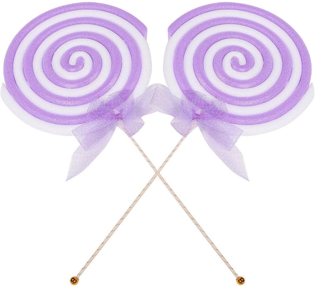 Didiseaon 2pcs Simulation Lollipop Decorations Adorable Photo Props for Parties for Festive Events and Creative Displays Realistic Design