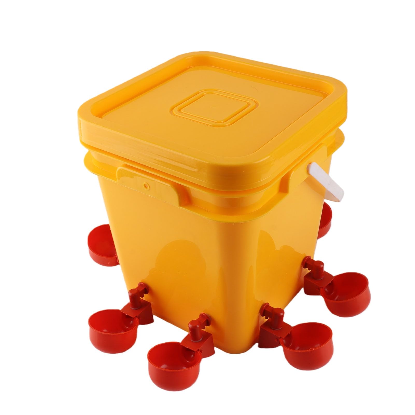 Bebedero Automático para Pollos con Barril de Mano de 12 litros, Equipo para Beber Aves de Corral para Pato Ganso, Bebederos para Pollos, Kit de Alimentador de Agua para