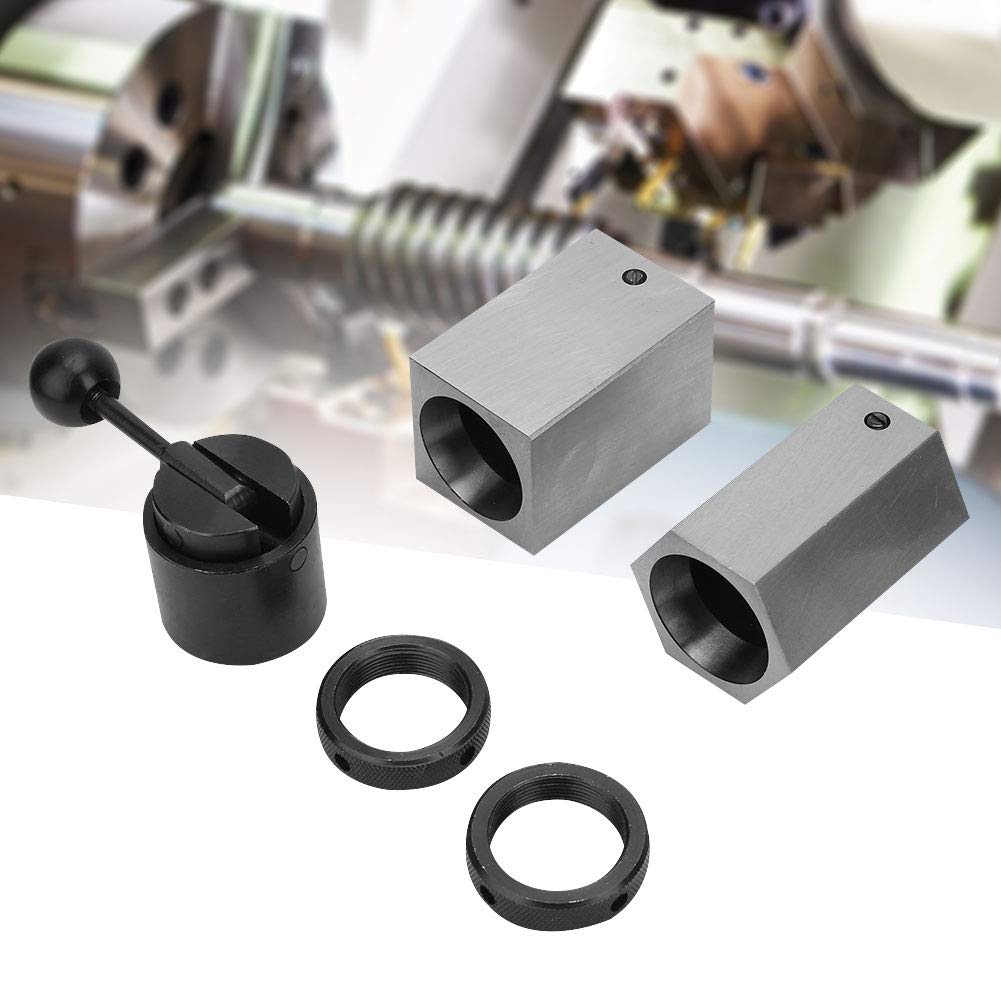 Dioche & Milling Juego de Bloques de Pinzas 5C: Bloques de Pinzas y Hexagonales de Primera Calidad para Fresadoras y Tornos, Kit de Alta Sujeción con Accesorios