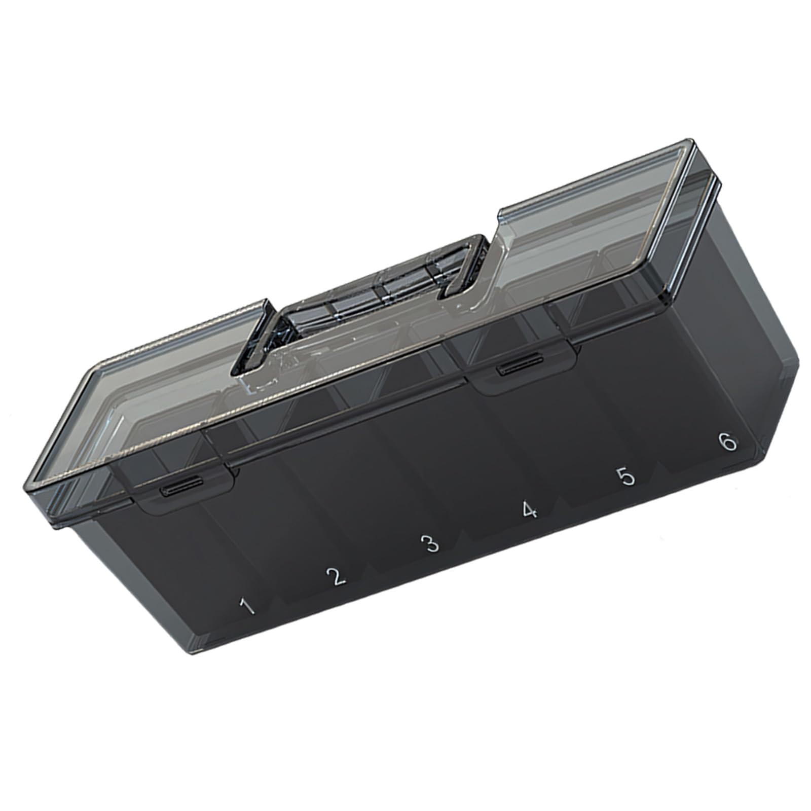 Multipurpose Anti Statics Handheld Box with Visible Interior and Lightweight Construction for Workshop Needs Fixed Complimentary Parts Container
