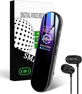 64GB Digital Voice Recorder Voice Activated Recorder for Lectures Meetings - Wohlman 4880 Hours Sound Audio Recorder Dictaphone Recording Device with Playback,Password
