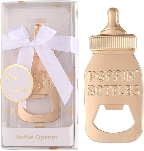 Vista 13 de Juego de 48 abridores de botellas para baby shower, recuerdos para invitados con forma de abrebotellas, regalos para baby shower, suministros