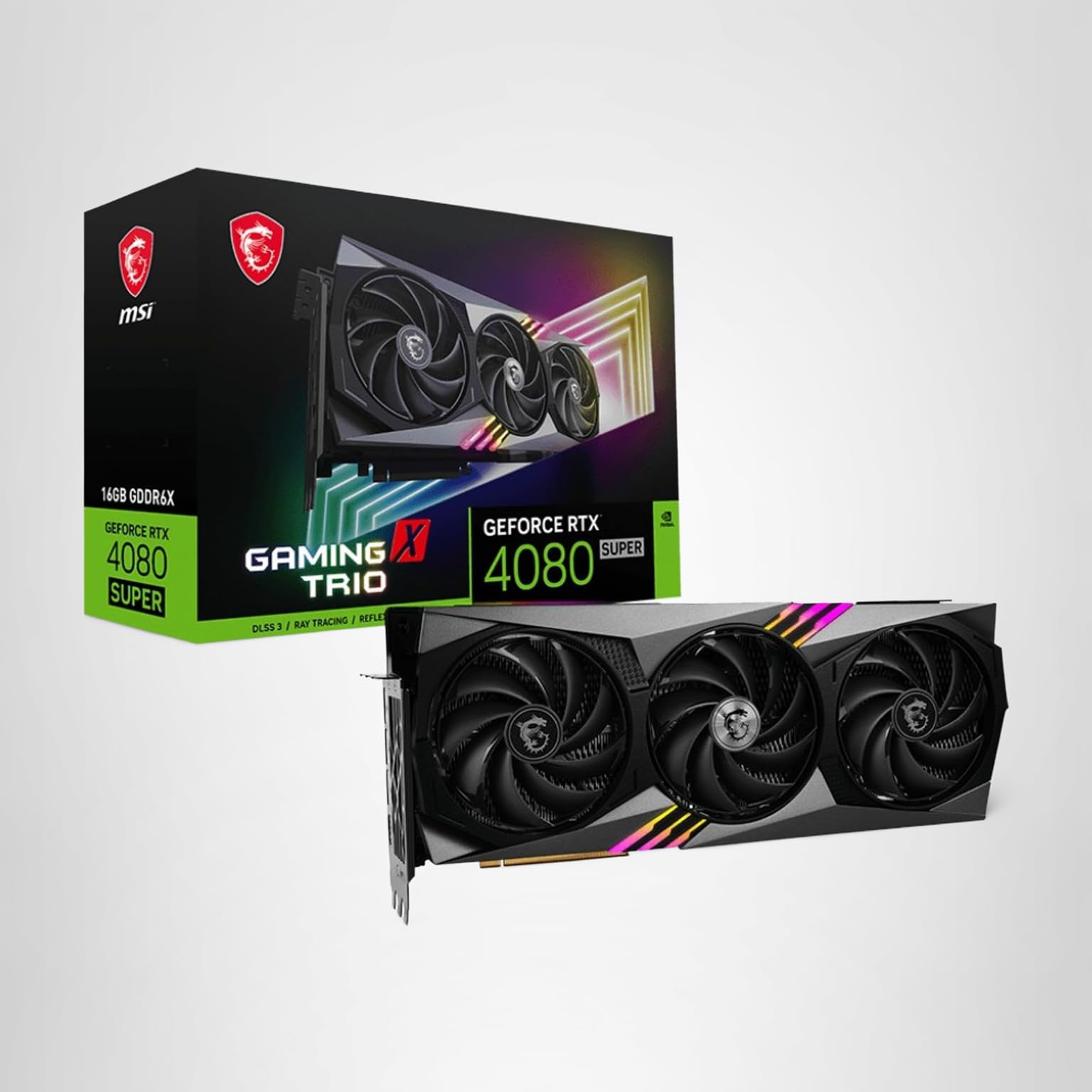 Amazon.com: MSI VGA GEFORCE RTX 4080 Super 16G Gaming X Trio