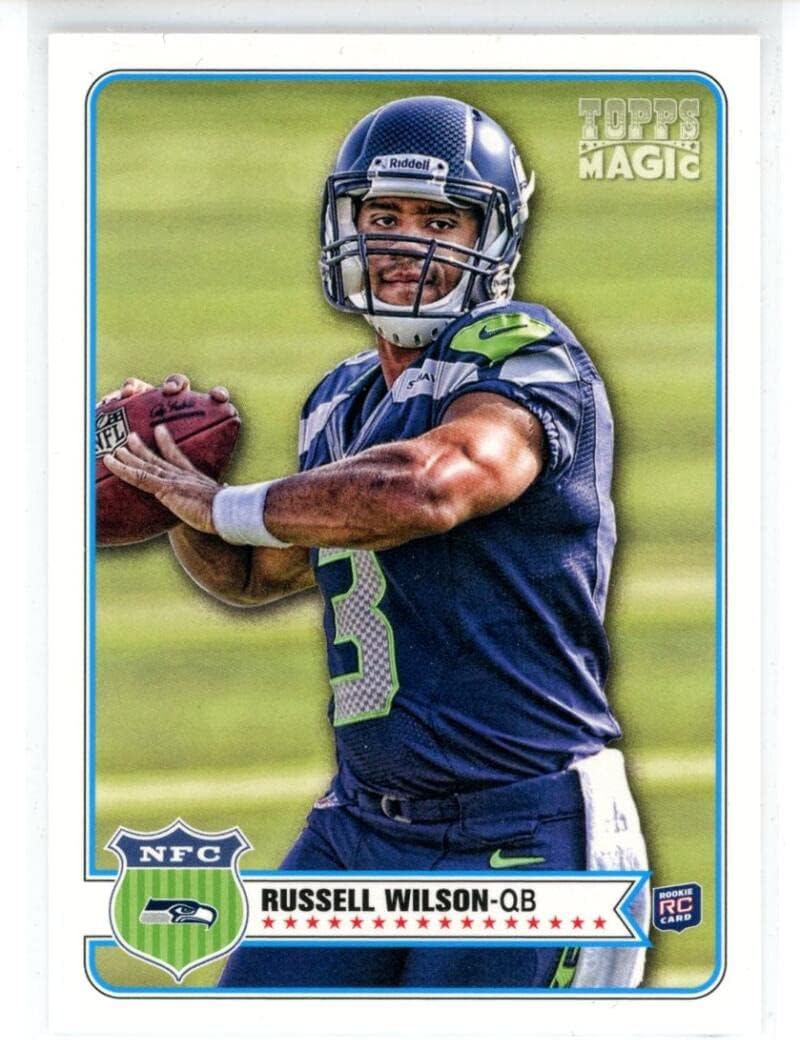 2012 Topps Magic #181 Russell Wilson Seattle Seahawks NFL Football Card (RC - Rookie Card) NM-MT