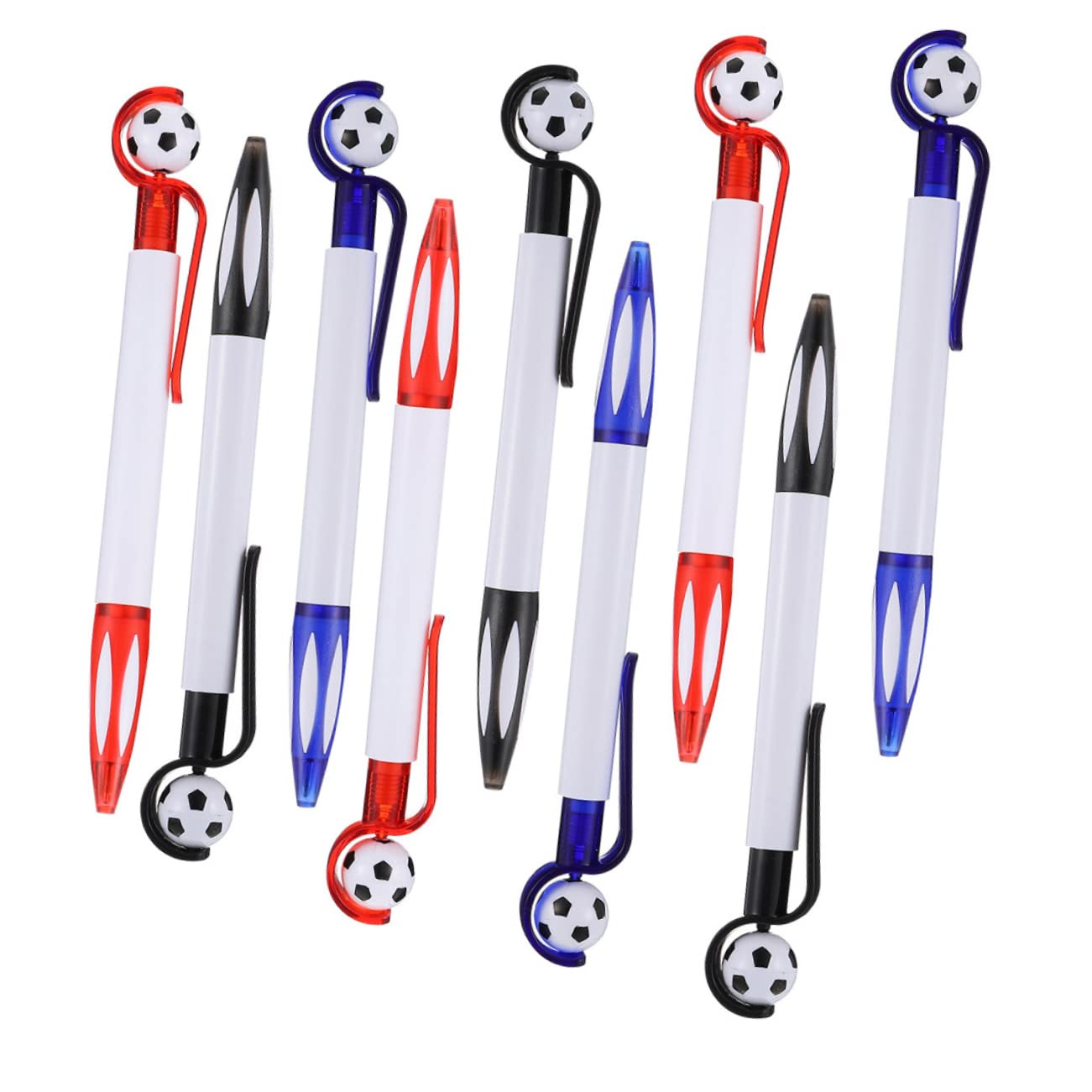NUOBESTY 4 Set Penna A Sfera Portapenne Da Calcio Poster Gioco Sport Cancelleria Scolastica Marcatori Penne Per Scrivere A Mano Di Calcio Per La Squadra Plastica 9 Pezzi * 4