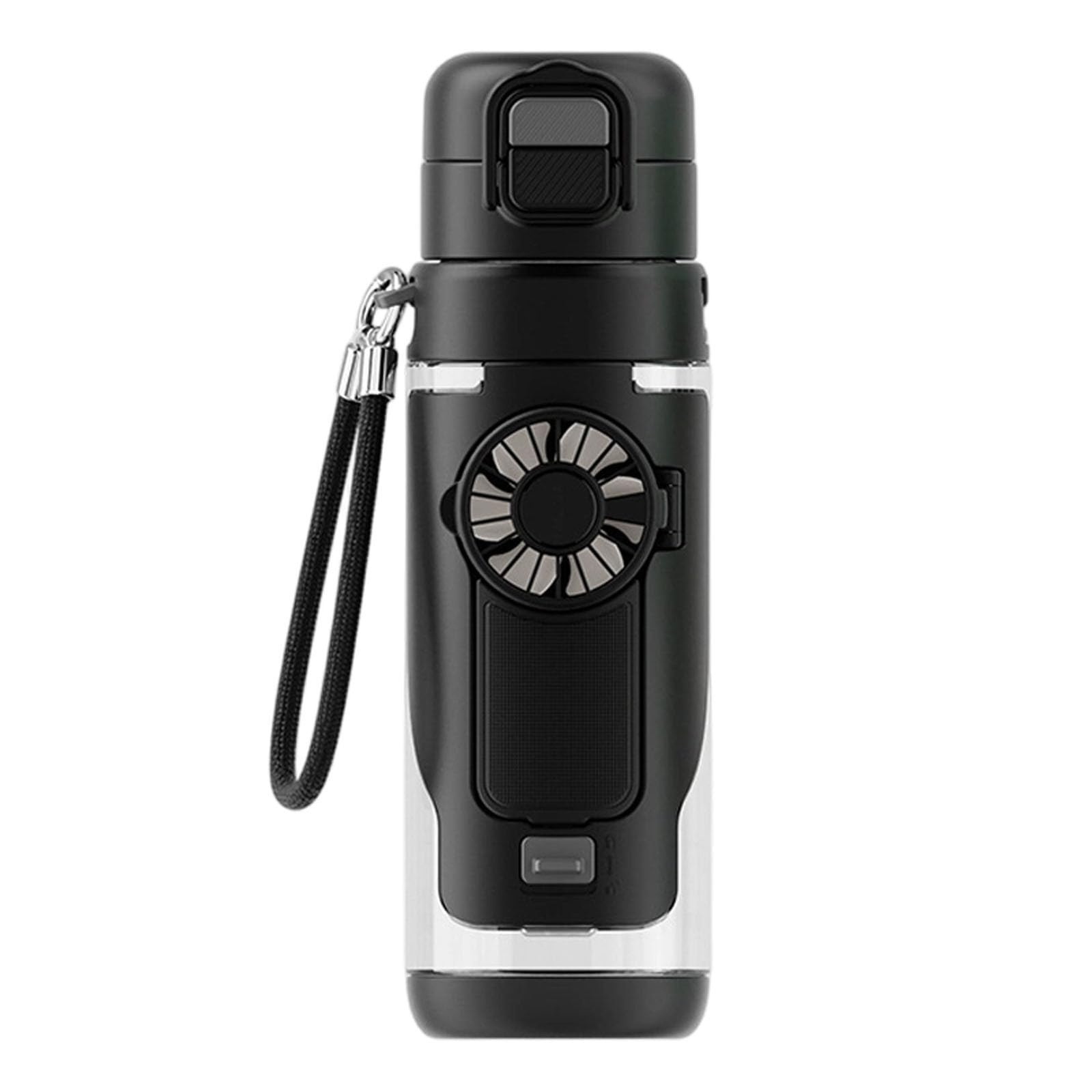 Bouteille 2 en 1 avec ventilateur intégré portable 690 ml sport randonnée