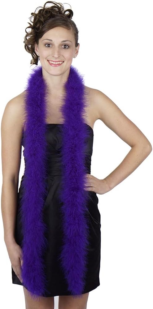 ZUCKER - 2 Yard Marabou Feather Boa - Solid Colored Costume Boa - Soft Craft Boa - Heavyweight 3” Cosplay Boa