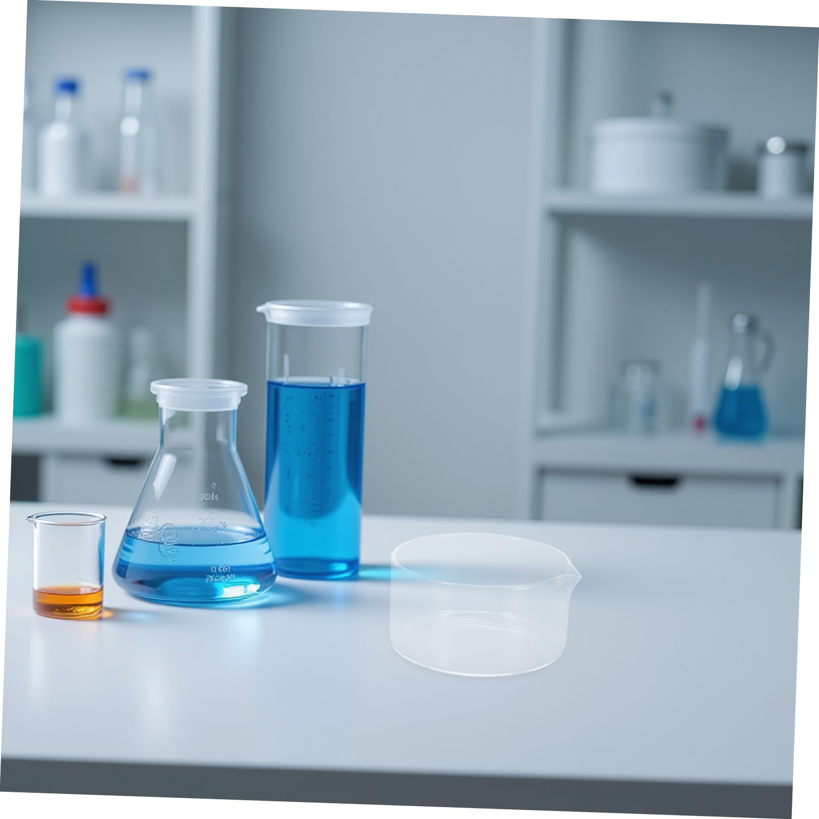 CHILDWEET Auflaufform und Maximale Verdunstung Glas 40x30 mit Ausguss Laborzubehör aus Glas Hohe Chemische Beständigkeit für Labor und Klassenzimmer