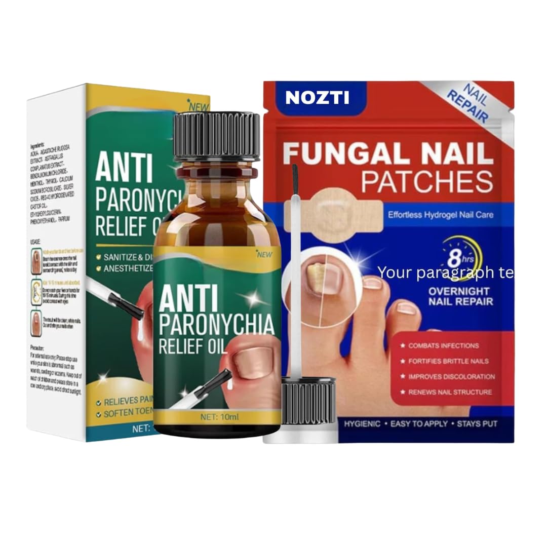 Patch Anti Paronychia and Fungal Nail Repair Treatment with Tea Tree and Herbal Ingredients, 10ml Oil with 10 Nail Patches-image-42
