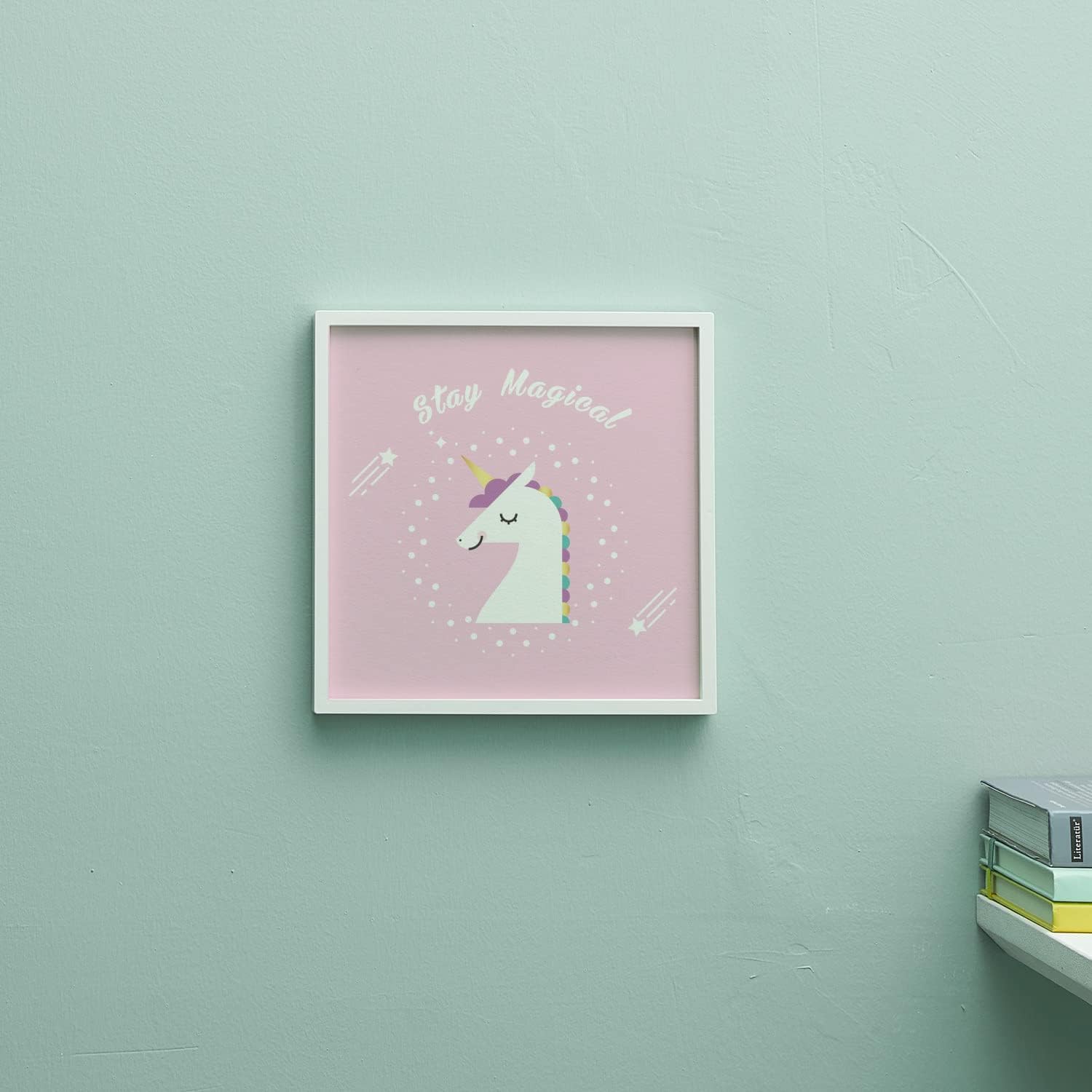 Bebek Odası İçin Unicorn Tasarımlı Çerçeve