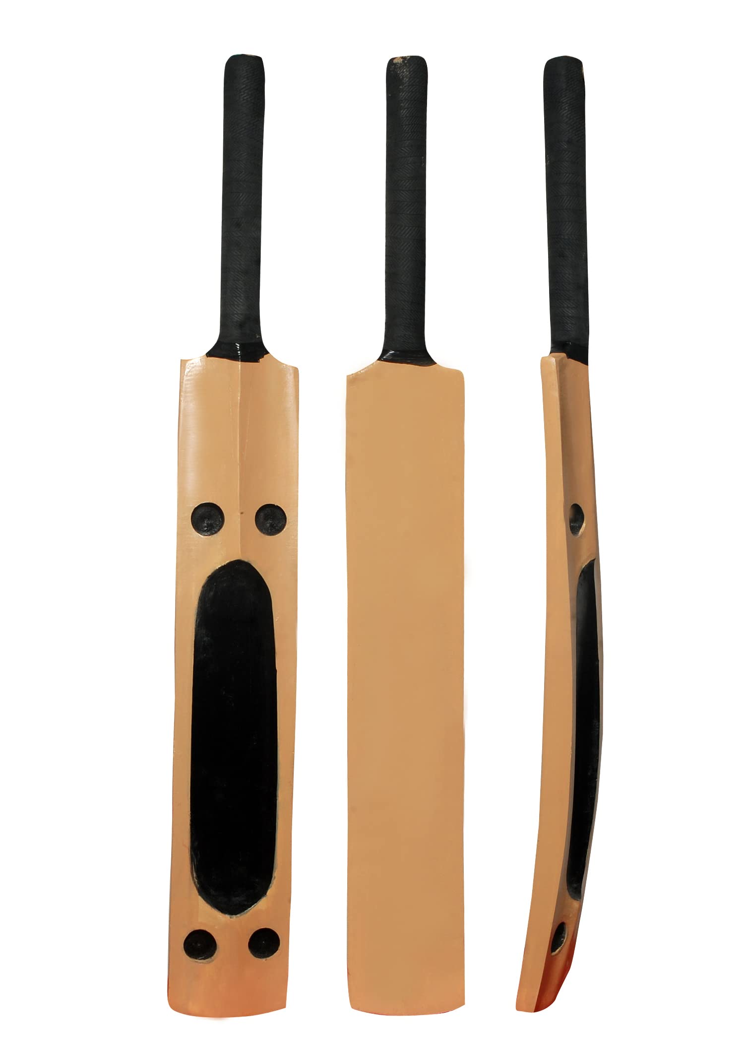 KGN Scoop Popular Willow Colour Cricket Bat | Plain|