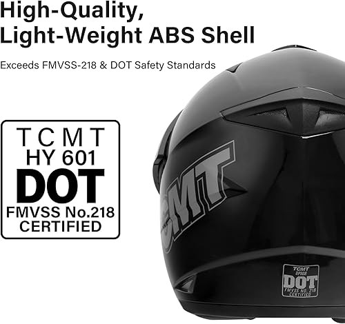 Miniatura 9 de TCMT Casco MX de cara completa para motocicleta, motocross, ATV, bicicleta de montaña, para hombres y mujeres, aprobado por DOT
