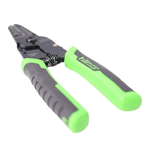 Pelacables Hilmor 7" con Mango de Goma Negro y Verde miniatura 6
