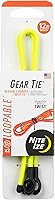 Vista 11 de Nite Ize Gear Tie Loopable, el original lazo de goma reutilizable con lazo integrado resistente, 18 pulgadas, naranja brillante, paquete de 2