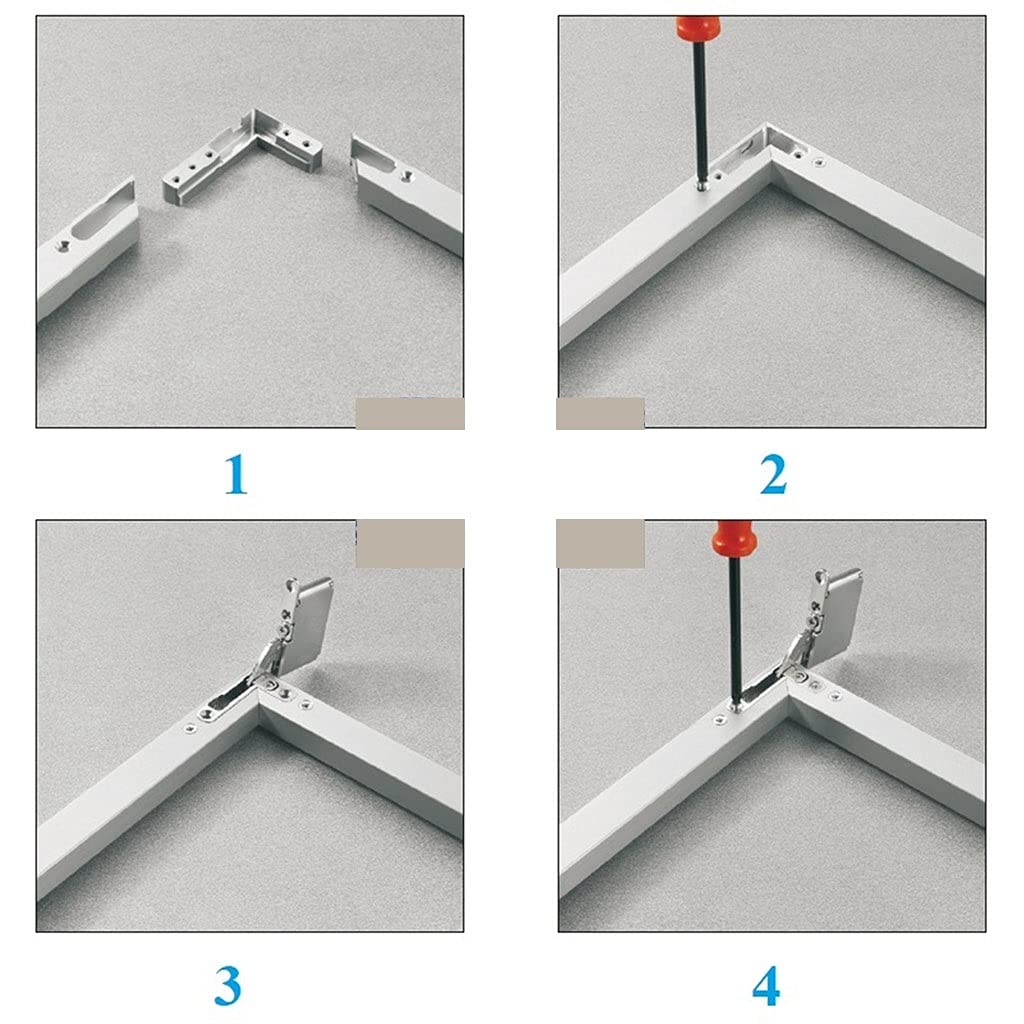 Cerniere for armadi a chiusura morbida in lega di zinco(1 Pair and Bracket)