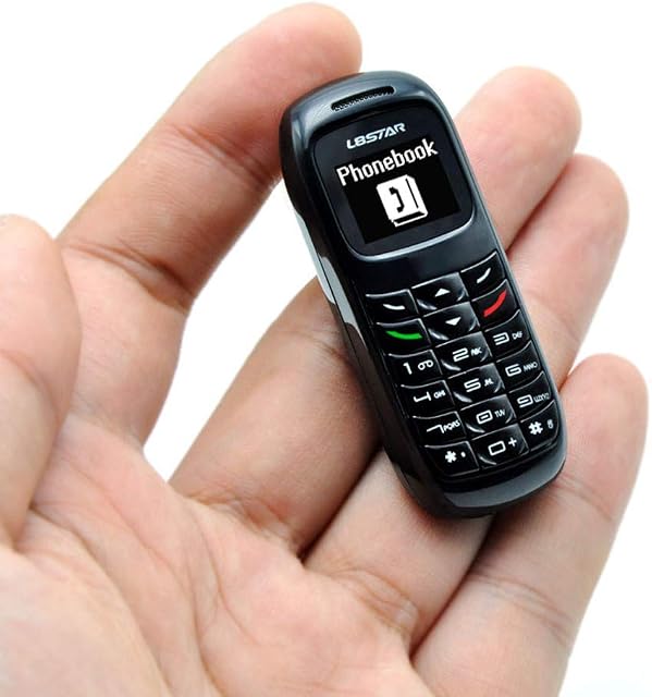 Hipipooo Mini Smallest Mobile Phone BM70,Mini Wireless Dialer,Bluetooth Tiny Headset