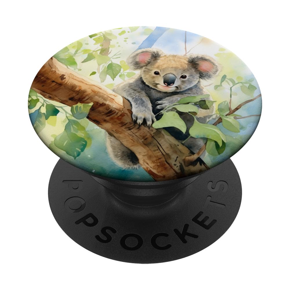 Koala PopSocket Mit Austauschbarem PopGrip – Süßer Halter Fürs Handy, Für Videos & Selfies