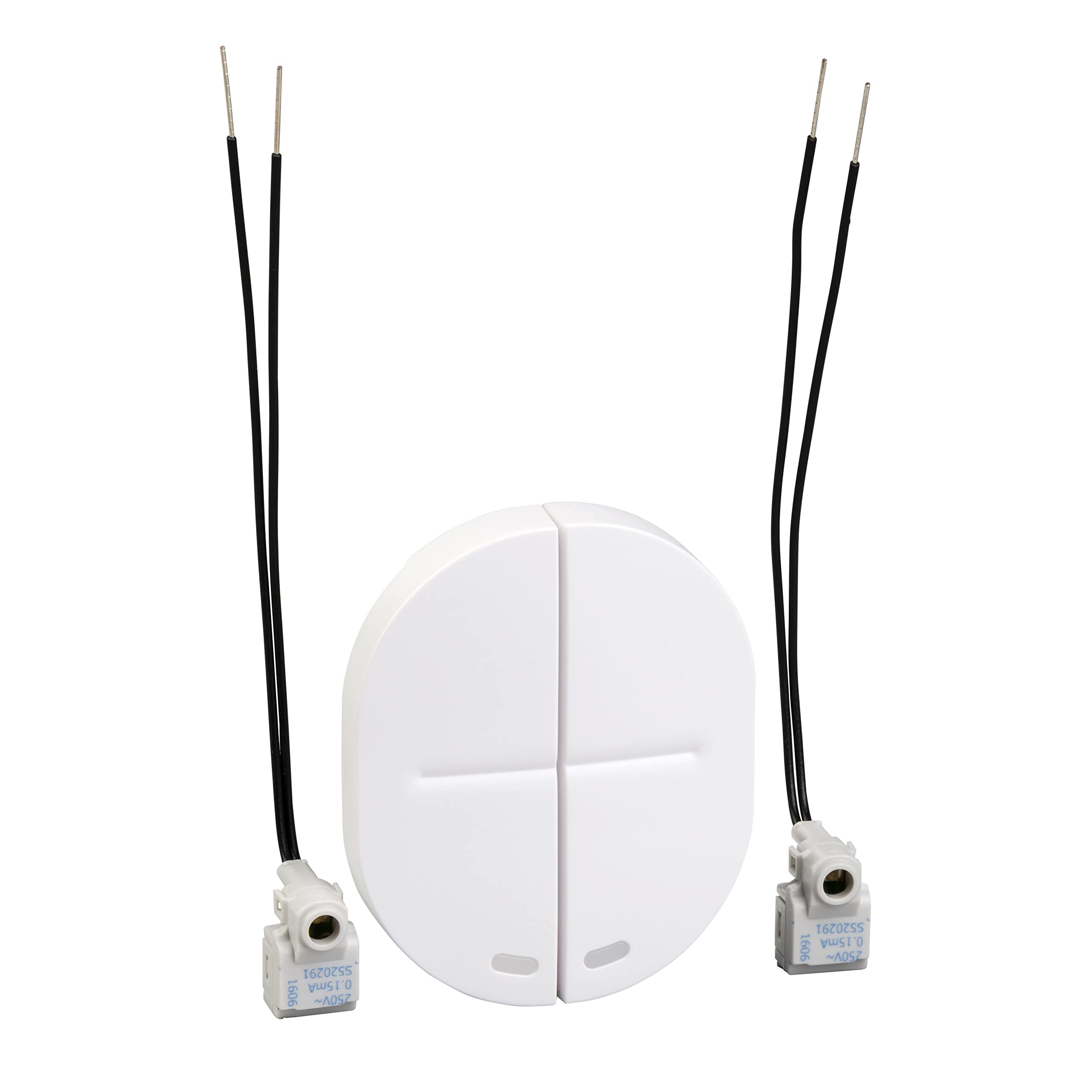 Schneider Electric - Ovalis - 2 demi-touches+1 voyant Blanc - S260298