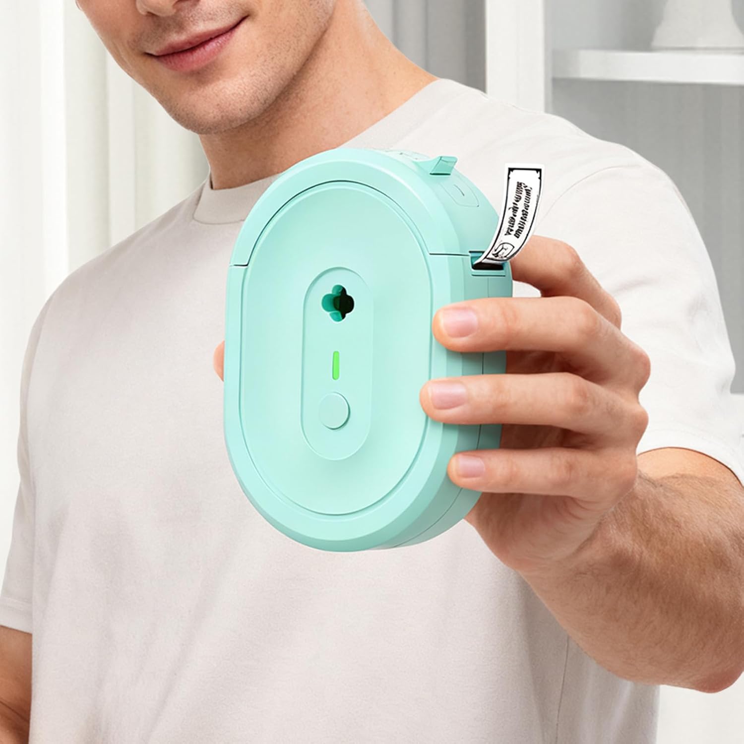 Label Maker,ワイヤレス熱感覚ポケットラベルプリンター - ファイル整理 書類仕分け 業務 クラフト 愛好家 図書館 倉庫