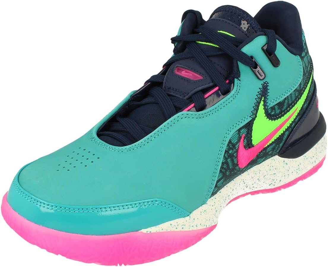 pink and green lebrons