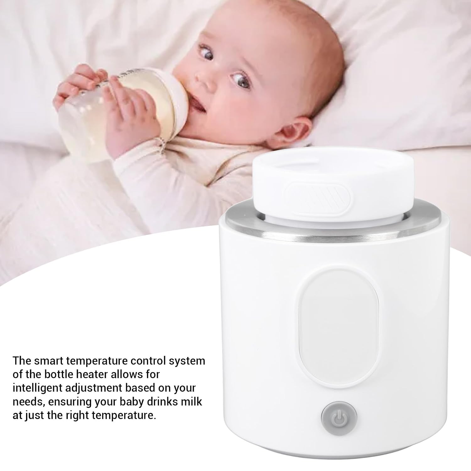 Intelligent Temperature Control Milk Warmer Portable Multifunctional Milk Warmer Fast Heating Electric Milk Heater for Travel